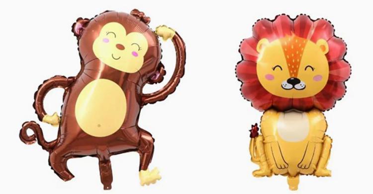 cartoon animal foil balloons discount